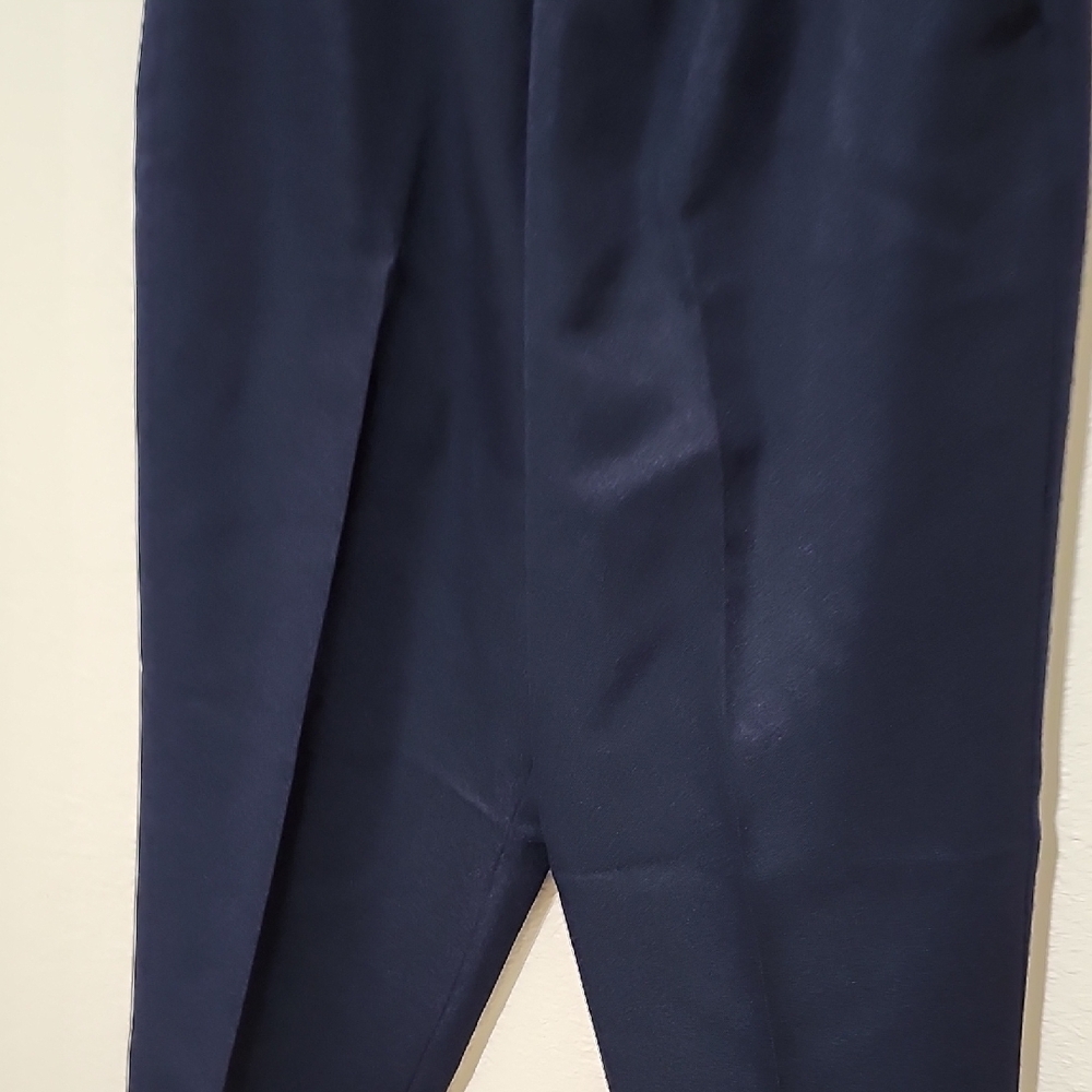 Briggs New York Blue Casual Trousers with Relaxed Fit and Elastic Cuffs - Picture 6 of 9